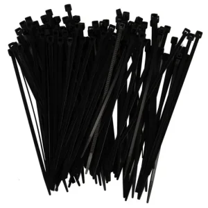 Nippuside musta 100 kpl 3,6 x 140 mm Loppuunmyynti