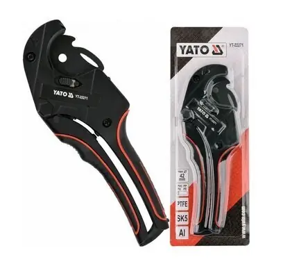 -sakset, leikkuri YATO PVC PP, PE, PU 42mm YT-22271 Uutuus