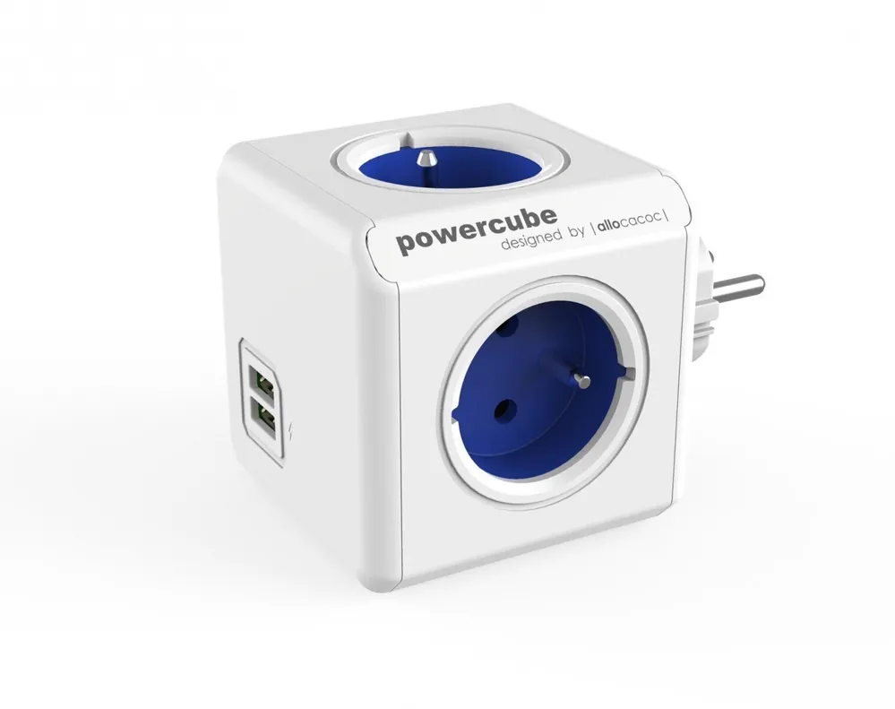 Jatkojohto Allocacoc PowerCube Original USB Pikatoimitus