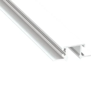 Alennettu MONO alumiiniprofiili LED-nauhoille - Valkoinen - 1m, Biały
