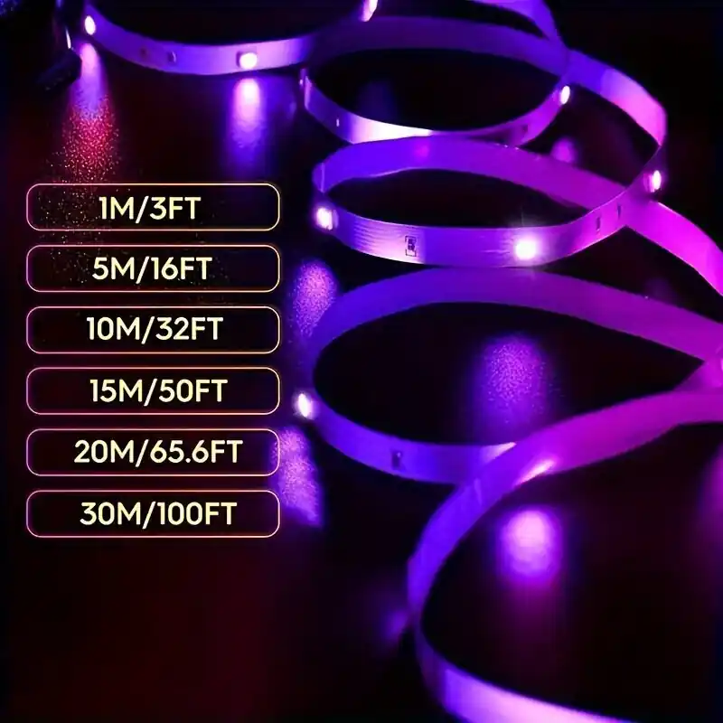 Bestseller 1 Rulla TV LED Älykäs Valonauha 2835RGB Joustava, 9,84 pėdų / 118 colių / 3M