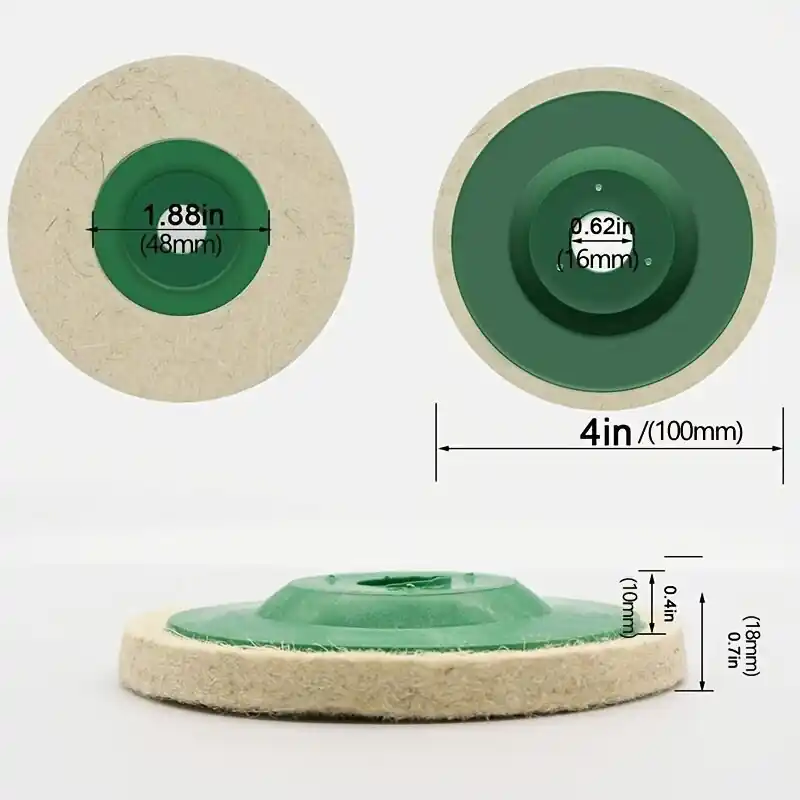 Suosittu Kiillotuslaikka villa, 100 mm, 1 vnt