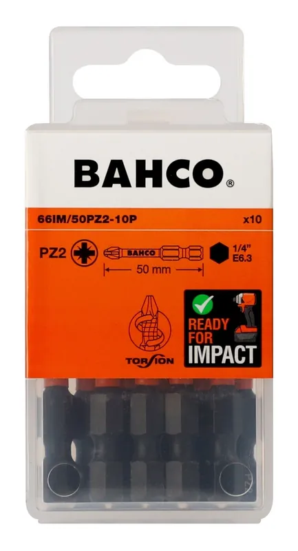 Terät 66IM PZ2 50mm Impact, 10tk Edullinen