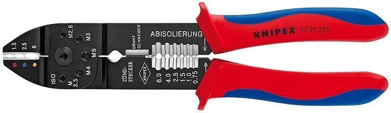 Yleisliitinpihdit 0,5-6,0 mm2 eristetyt liitännät, Knipex Osta Verkossa