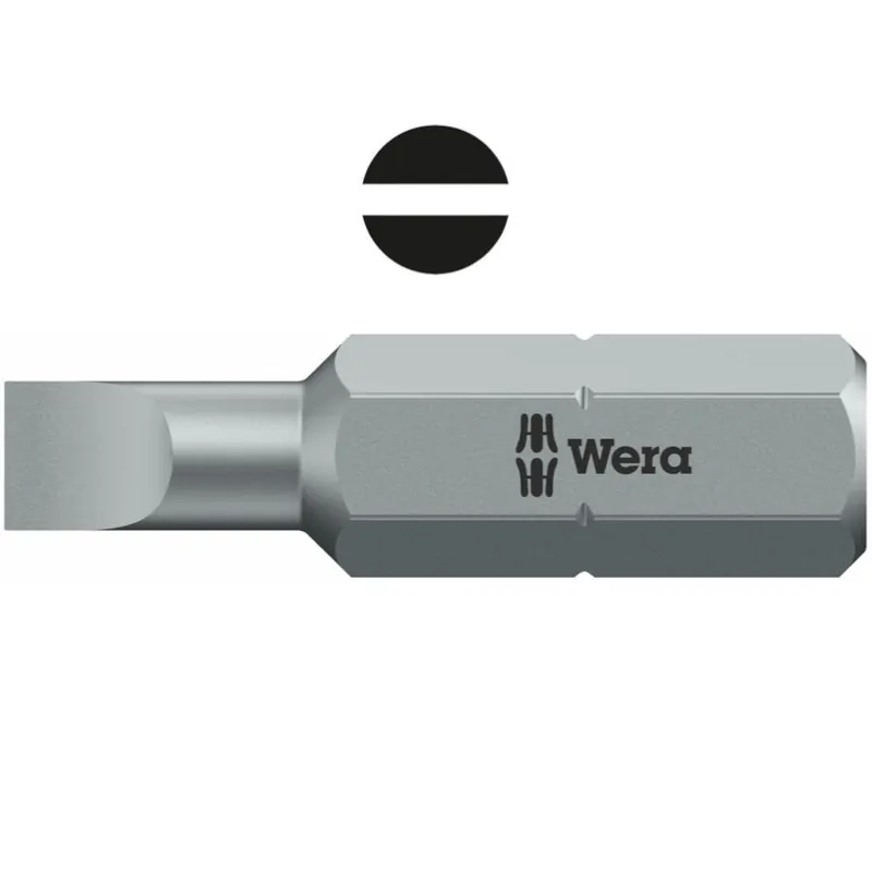 Wera-kärjet uraruuveille 800/1 Z 1,2 x 8,0 x 25 mm Turvallinen Maksu
