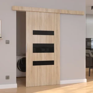 Viikonlopputarjous Liukuvat ovet syvennykseen ADRK Furniture Desio 106, ruskeat