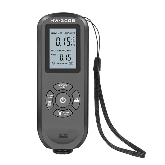 Digitaalinen maalipinnoitteen paksuusmittari 0,01mm/1mil HW300S Ajankohtainen