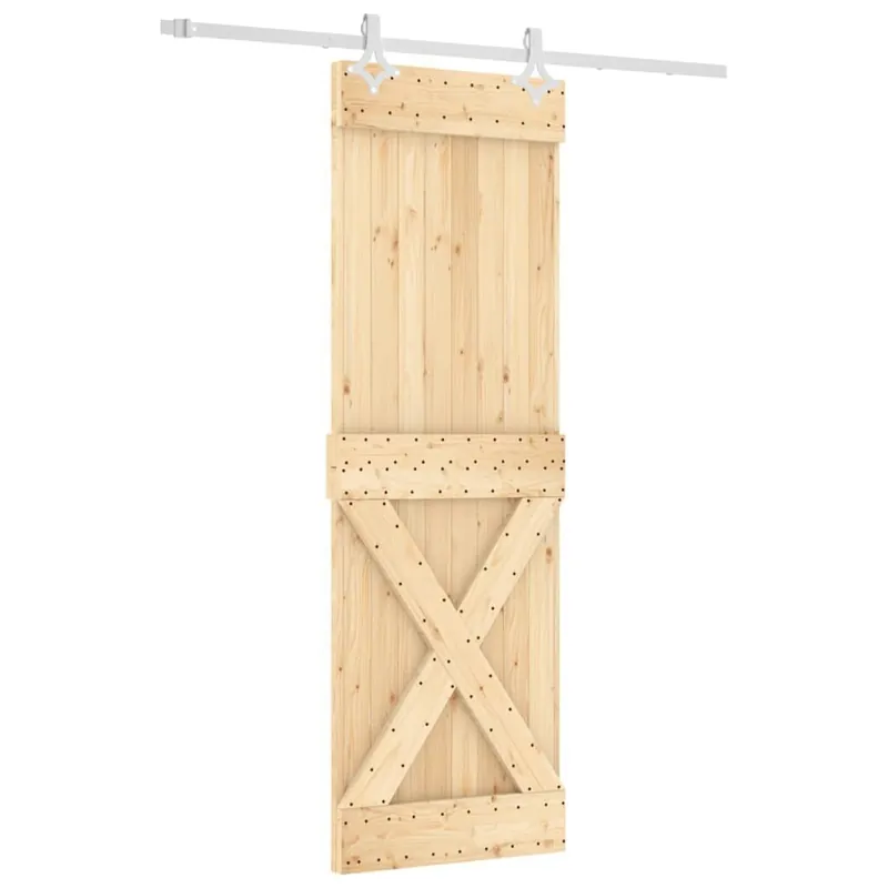Viikonlopputarjous Liukuovi asennustarvikkeineen 70x210 cm täysi mänty