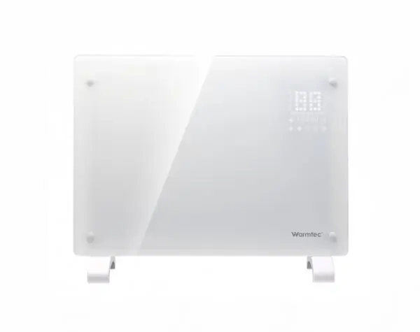 Koristeellinen konvektiolämmitin 65 x 47 x 8 cm WARMTEC EGW 1500 W Wi-Fi-ohjaustoiminnolla, valkoinen Paras Hinta