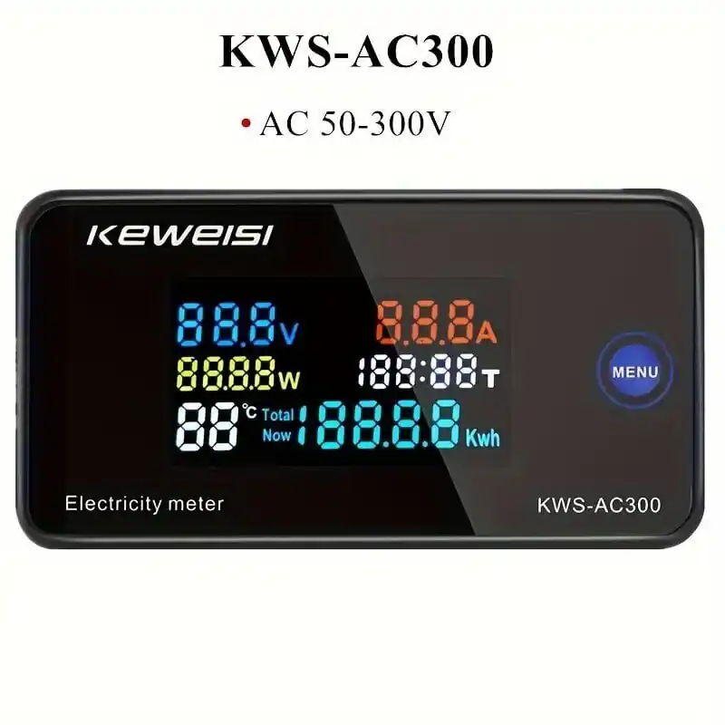 1 kpl KWS-AC300 Voltmittari Amperimittari Tehoenergiamittari, AC 50-300V LED Watttimittari., AC300-20A Superhinta