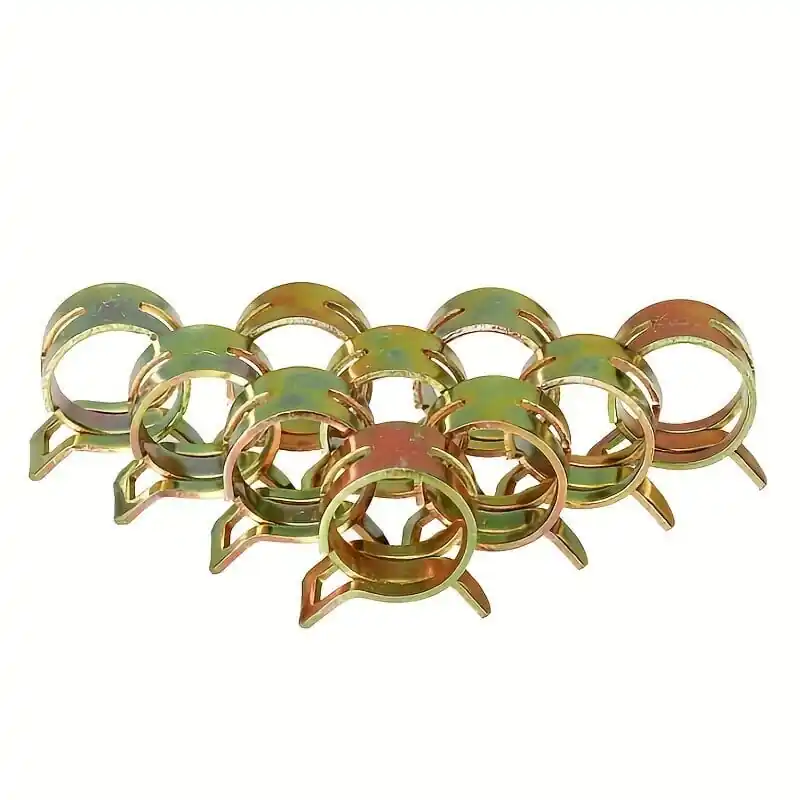 115kpl 6MM-22MM Värillinen Sinkki Polttoaineletkun Kiristin Kiristinsarja Tehdashinta