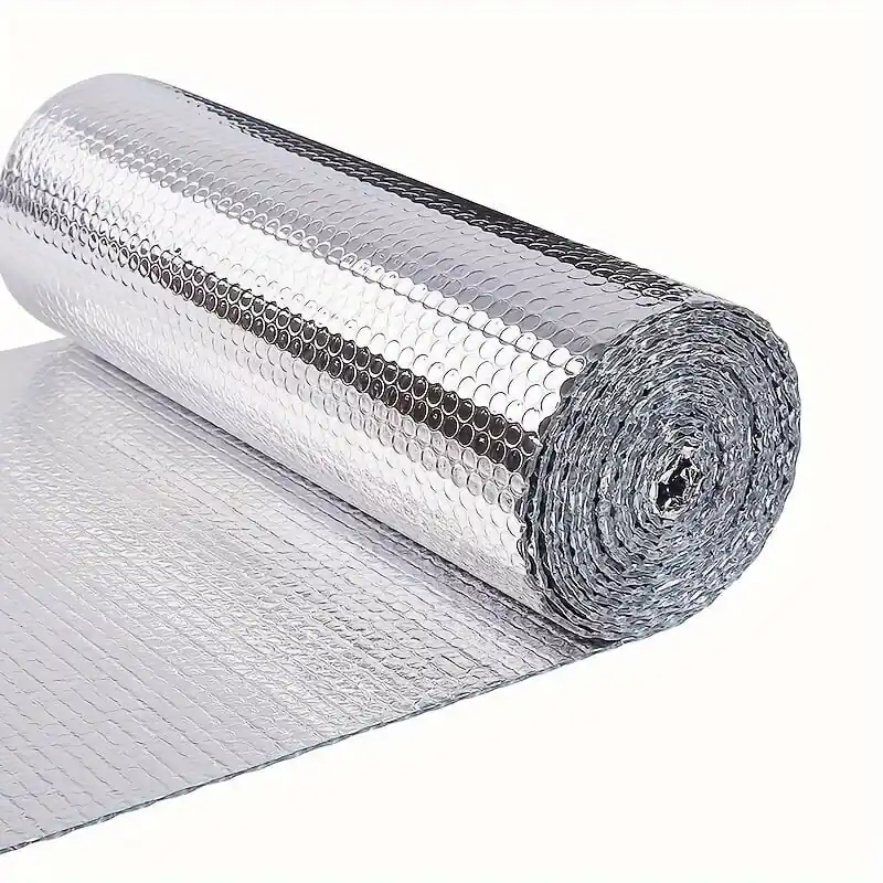 Kaksipuolinen Paksu Alumiinipäällysteinen Kuplarulla Lämmöneristykseen, 299,72 cm * 5,0 metro Merkkituote
