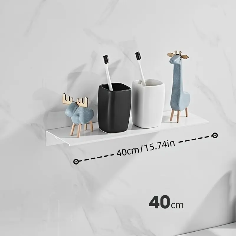Päivän Tarjous Seinäteline alumiini, Balta 40cm