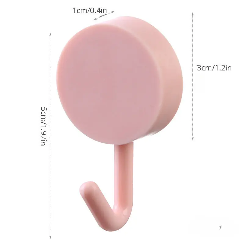 Seinäkoukku, 6 kpl, Pinkki Päivän Tarjous