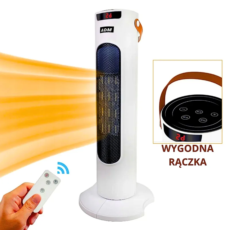 Deluxe Tornituuletin ADM 1500W LED-näytöllä Sertifioitu