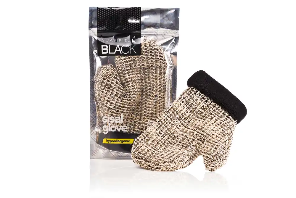 Alkuperäinen Pesukäsine, Sisal Suavipiel Black
