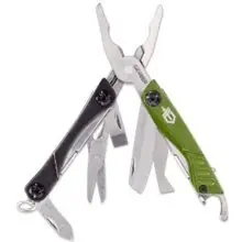 Sertifioitu Pihdit Gerber Outdoor Dime Micro Tool, vihreä