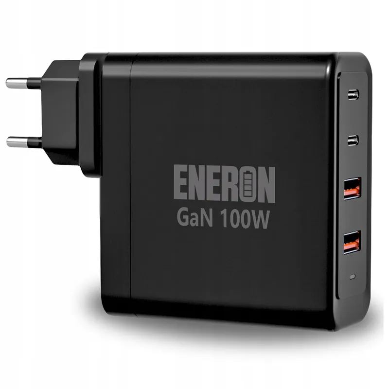 100W GaN verkkolaturi 2x USB-C 2x USB Vain Rajoitetun Ajan