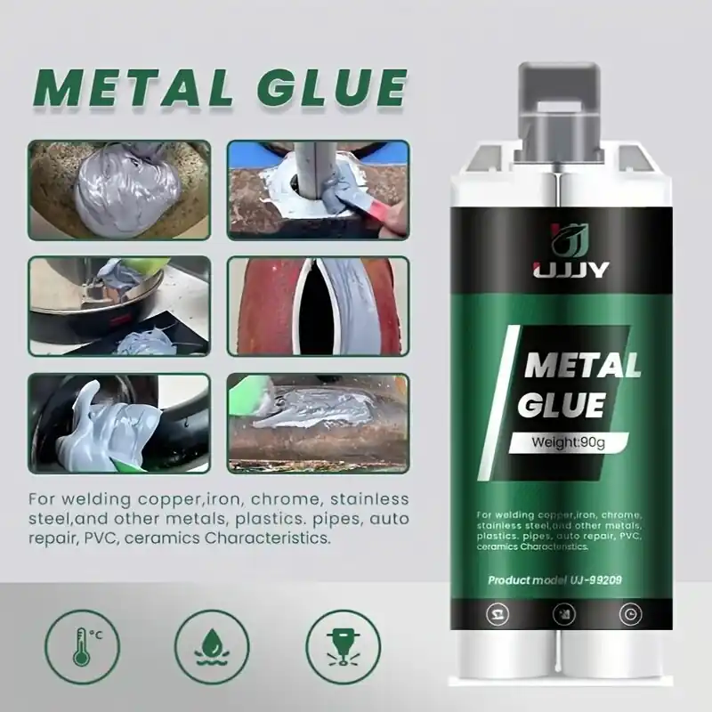 AB Metalli Vahva Rautaliima Taikakorjaus Kylmähitsaus Metalliliimausvalmiste, 90g Korkea Laatu