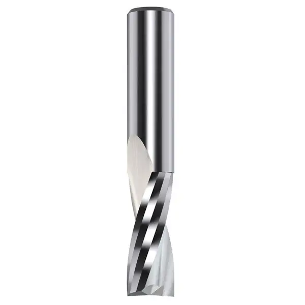 CMT spiraaliviimeistelyjyrsin puulle/levylle/PVC lle Z2 D3 I12 L60 S8mm / positiivinen Poisto