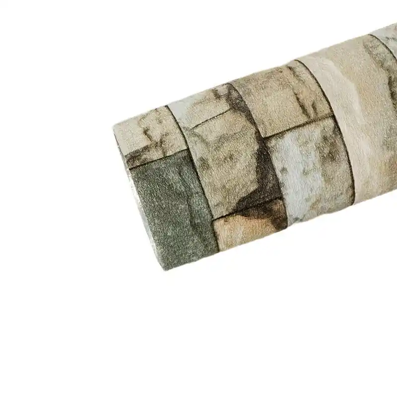 3D Kivi ja Puu Tyylinen Tapetti, JC-žalia plyta Alennus