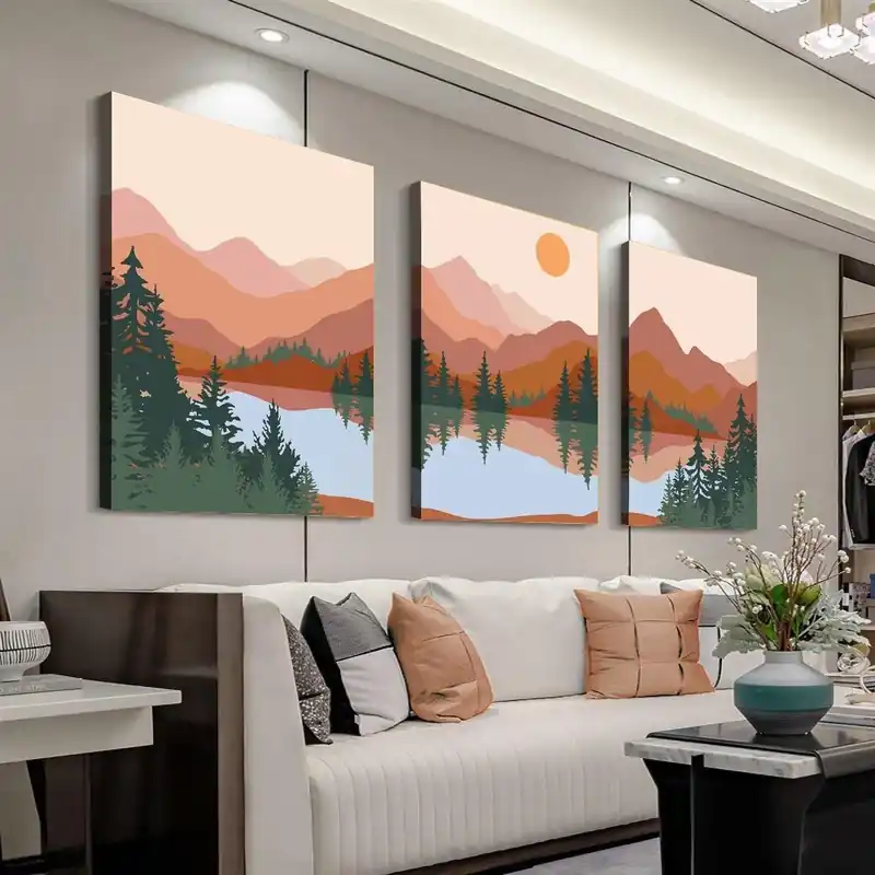 Korkea Laatu Canvas-taulu, 3 osaa