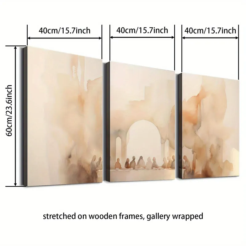 Tilaa Heti Canvas-taulu, 3 osaa, 39,88*59,94cm įrėmintas