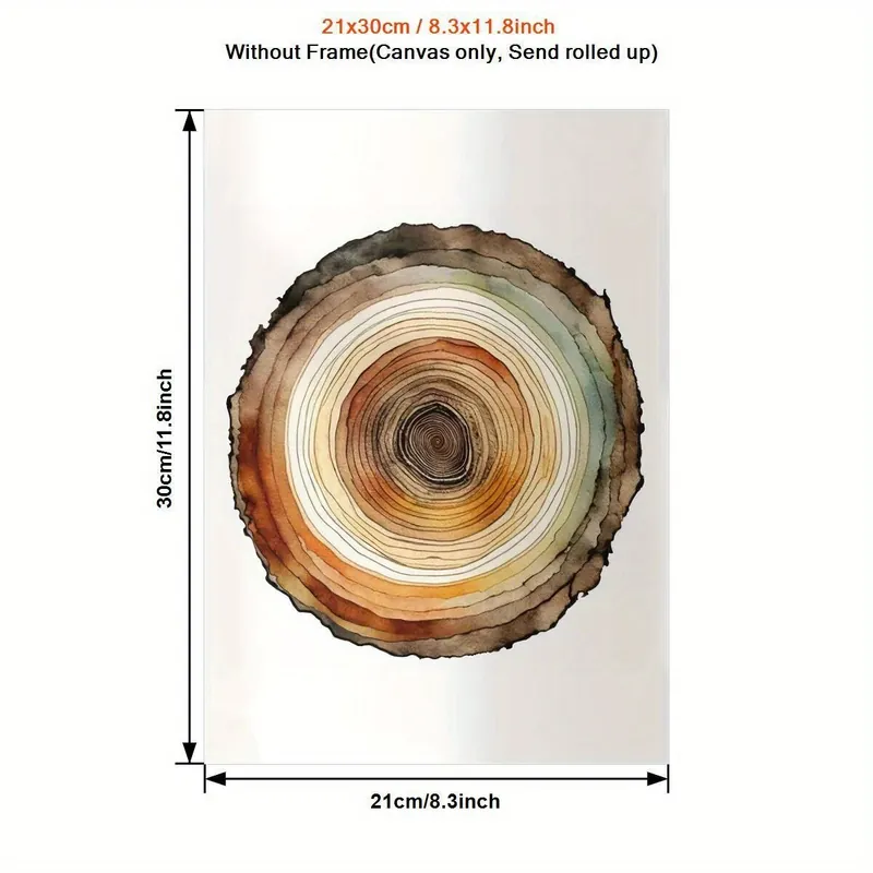 Seinäsisustus, 21,08*29,97cm be rėmelių Alkuperäinen