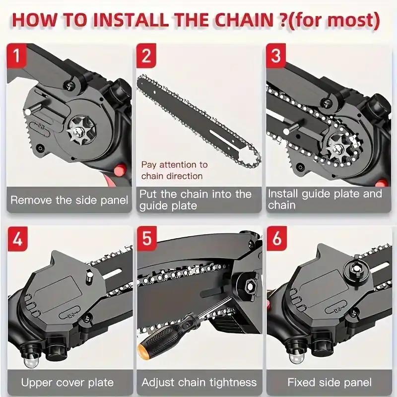 Tilaa Heti Sahatarvikesarja, 8-inch 1 guide plate+2 chains