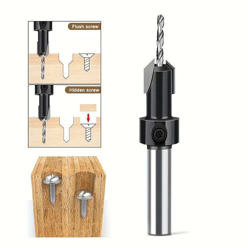 Tarjous Volframi Terä Countersink Pora Työkalut, 2,8*8