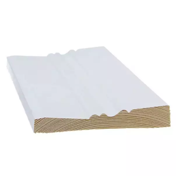 Peitelista Koriste 15x95x3300 Valkoinen Uusi Malli