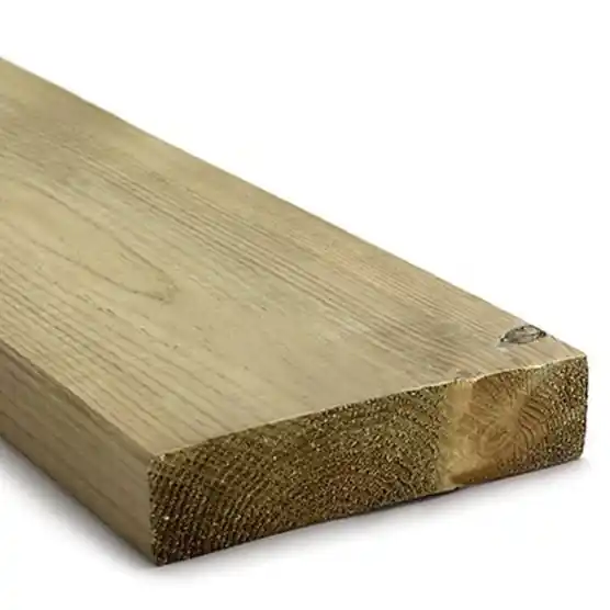 Alennettu Terassilauta 28x120 Vihreä Kestopuu PHL