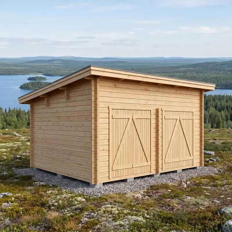 Hirsilato PS-XL Pulpettikattoinen 19,3m² Kausialennus