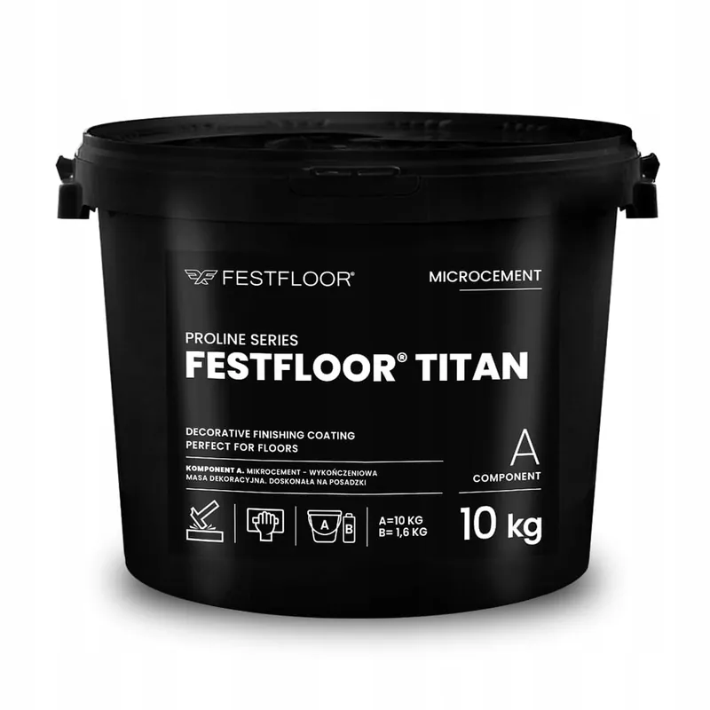 Halpa FESTFLOOR TITAN 10 KG + 1,6 KG - KOVA MIKROSEMENTTI TT1505PB HELMIÄISEN BEIGE