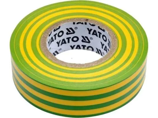 Yato YT-81655, Vihreä/keltainen, Eristävä, Polyvinyylikloridi (PVC), Naarmuuntumaton, Kemikaalienkestävyys, Korroosionkestävä, Palonkestävä, EN6045... Asiakkaiden Suosikki