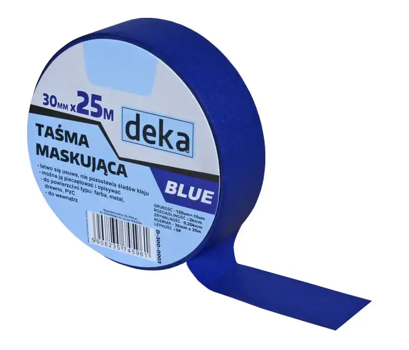 MAALAUSTEIPPI. SININEN 30MM*25M - D-300-0003 Halpa