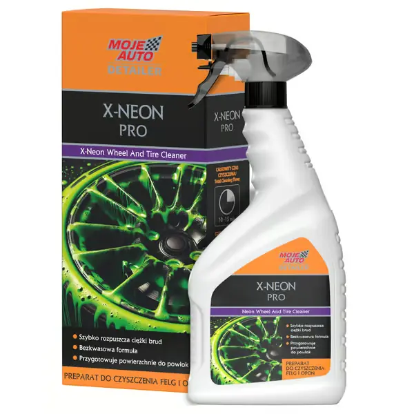 024460 MINUN AUTO - DETAILER X-Neon Pro Puhdistusvalmiste vanteille ja renkaille 750ml Vain Tänään