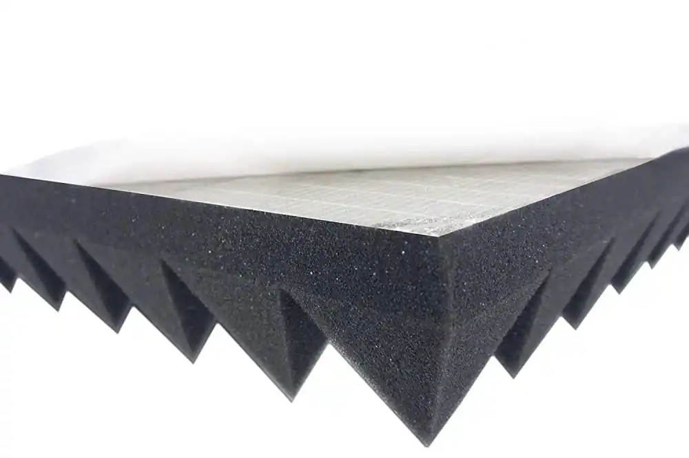 Bestseller 5 Pyramidal self-adhesive acoustic panels - made of acoustic foam 100x50x5 - soundproofing panels for an effective sound isolation