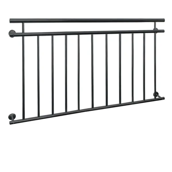 Ajankohtainen Ranskalainen parveke ikkuna baareja kaiteet antrasiitti tanko ulkoilman 156 x 90 cm