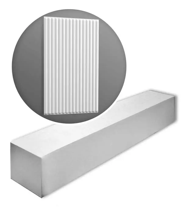 Orac Decor W215-box HILL BEAD 1 laatikko kanssa 5 paneelia 3d seinäpaneeli Seinäpanelointi modernissa tyylissä 2 m2 Ajankohtainen