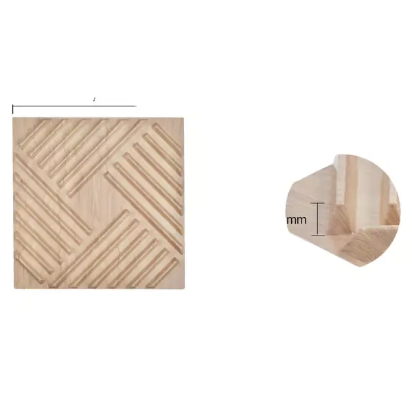 Tarjous 3D-seinäpaneelit, PVC-materiaali, muokattava muotoilu, 50x50cm A