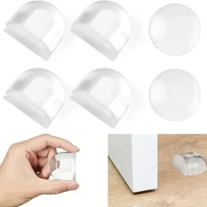 Ajankohtainen Läpinäkyvät ovenpysäyttimet, 6 läpinäkyvää ovenpysäytintä ja ovenpysäytintä, Itsekiinnittyvät ovenpysäyttimet, Ovenpysäyttimet, Ovenpysäyttimet