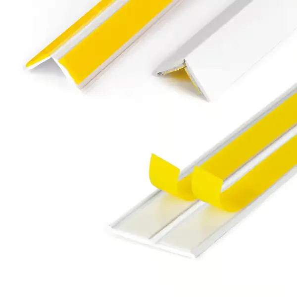 Uusi Malli Seiletech.de FENSTERLEISTE MIT LIPPE - 10 m - 70 mm x 1,5 mm - selbstklebend - Weiß - Flachleiste Dichtungleiste Profileleiste Abschlussleiste