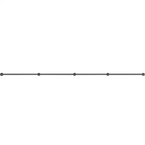Suoraan Valmistajalta Portaankaide, 396,2 cm, musta, hiiliteräs