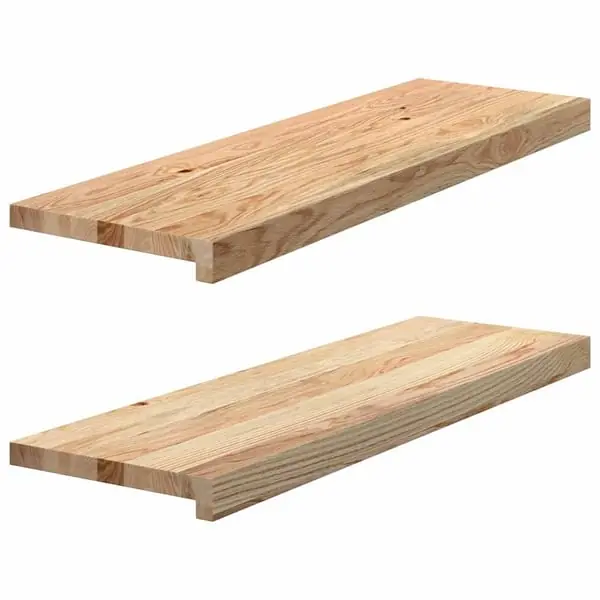 Halpa vidaXL Askelmat 2 kpl käsittelemätön 80x30x2 cm täysi tammi