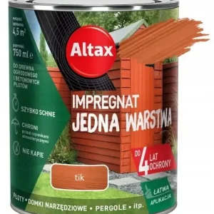 Yksikerroksinen impregnoi puulle ja betonille tik 0,75 l Alennettu Hinta