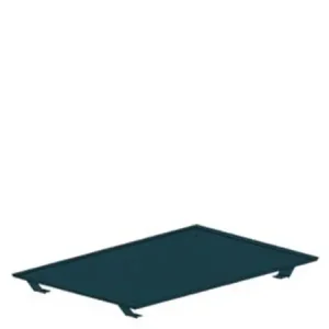 Siemens 8PQ2308-4BA04 Kattolaatta (L x S) 400 mm x 800 mm Teräs Vihreä 1 kpl Halpa