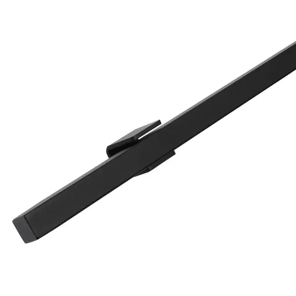 Design-käsijohde musta neliö - 90 cm + 2 kiinnikettä Paras Hinta