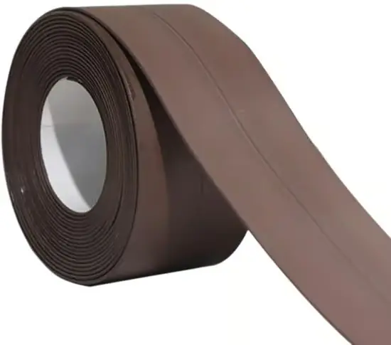 - Seinätiivistysteippi - Itseliimautuva PVC-tiiviste - Vedenpitävä ja homeenkestävä - Ruskea 38mm x 3.2m - Kylpyhuoneeseen ja keittiöön - Helppo as... Kausialennus