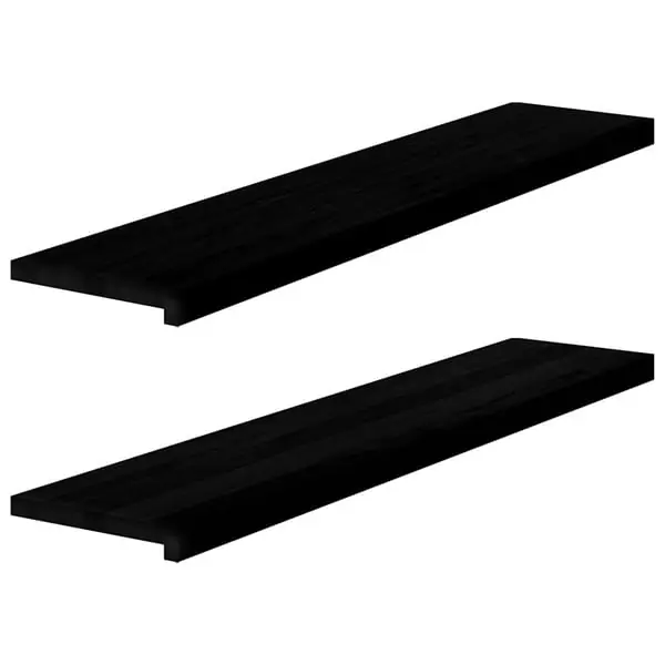 Päivän Tarjous vidaXL ikkunalaudat 2 kpl tummanruskea 120x30x2 cm massiivipuutammea